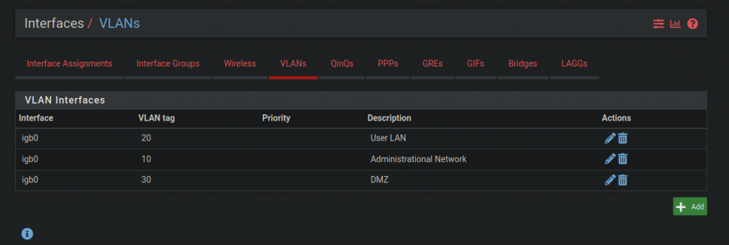 Pfsense VLAN Setup