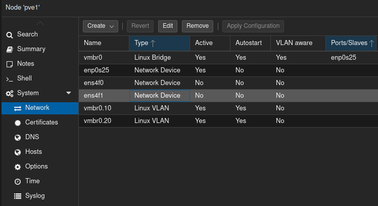 Proxmox VLAN Setup