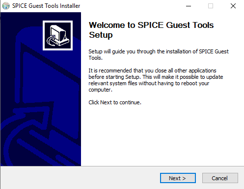 Install Guest Tools