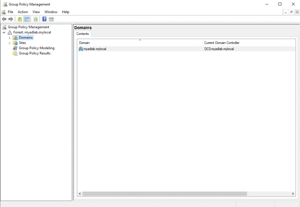 Group Policy Management